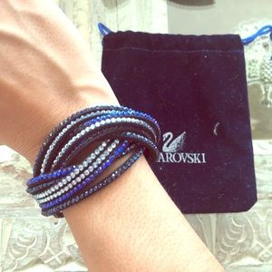 Swarovski Slake 2-in-1 Crystal Studded Bracelet